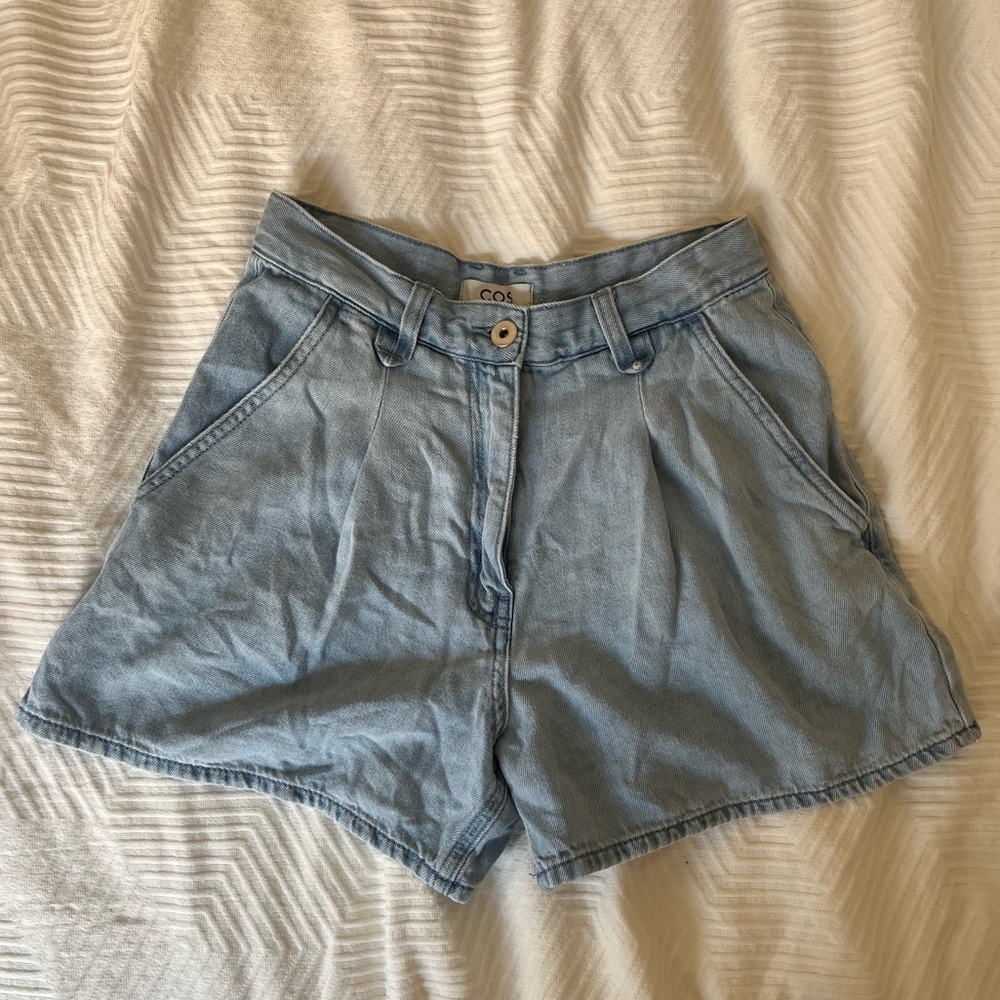 Cos denim shorts